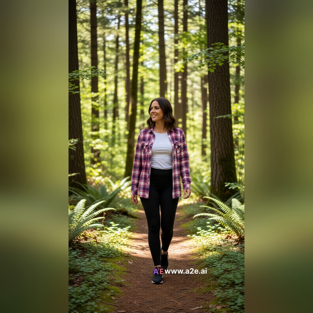 No Boundaries Women's Red Plaid Utility Jacket